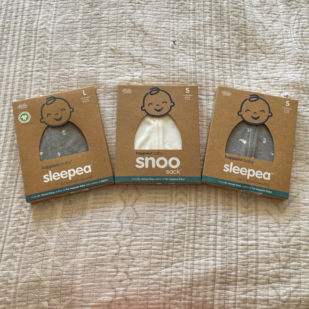 Happiest Baby Snoo/Sleepea Sack Lot
